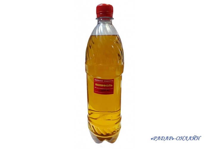 Каніфоль рідка паяльна (1,0л) у пляшці