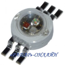 Світлодіод PL-RGBF71E /6-pin/ Star 3Вт