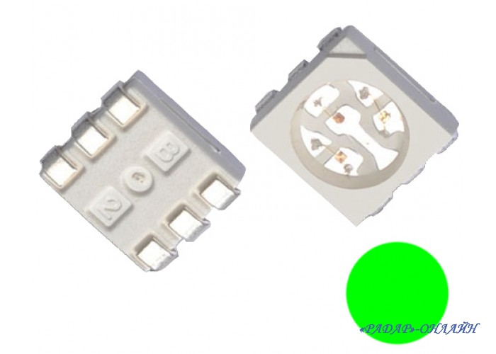 Светодиод SMD5050G зеленый
