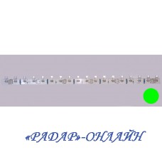 Світлодіодна стрічка LED Line зелена 18шт/30см гнучка