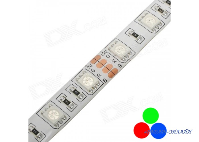 Стрічка с/діод.LS5050RGB60-12В іP20