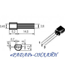 Транзистор BC 546B /TO-92/