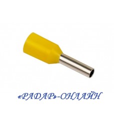 Наконечник трубчатий, гніздо Ø1,0мм, iзольований