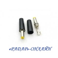 Штекер DC 5,5/2,5мм 14мм (бакеліт)