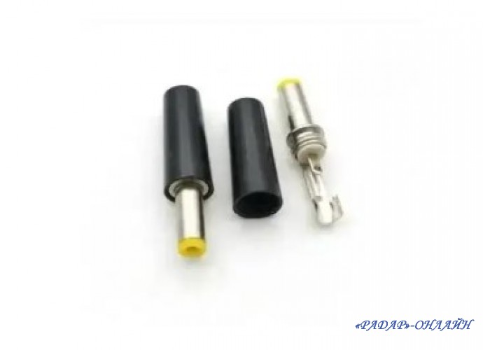 Штекер DC 5,5/2,5мм 14мм (бакеліт)