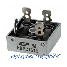 Міст діодний KBPC 1510 15А 1000В /MB-55/
