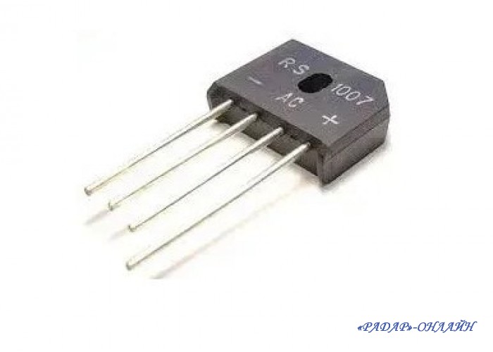 Диодный мост RS 1007 1000В, 10А