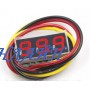 Вольтметр DC 0-100В (без корпусу) червоний 0,28"