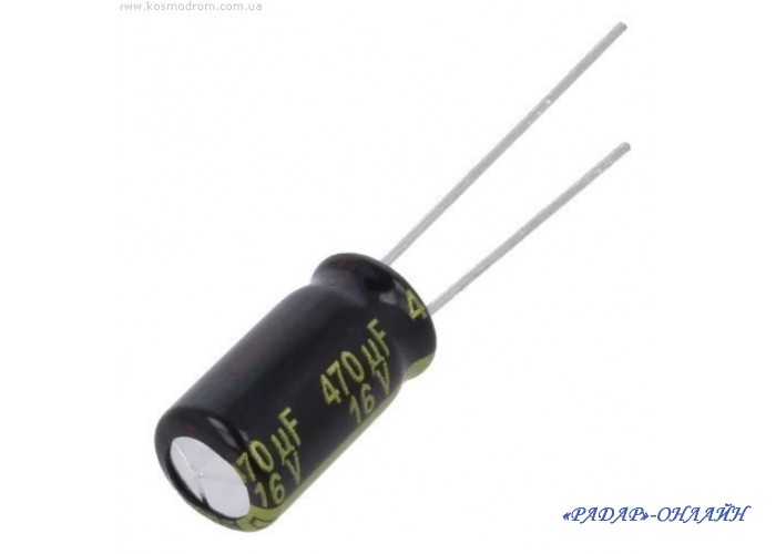 Конденсатор електролітичний 470мкФ 16В 8x12 105 Low ESR CHENXING