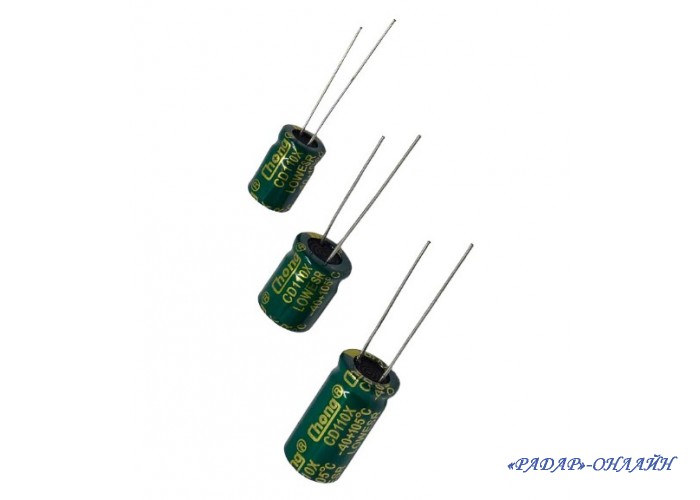 Конденсатор електролітичний 330мкФ 10В 6x8 105 Low ESR CHONG