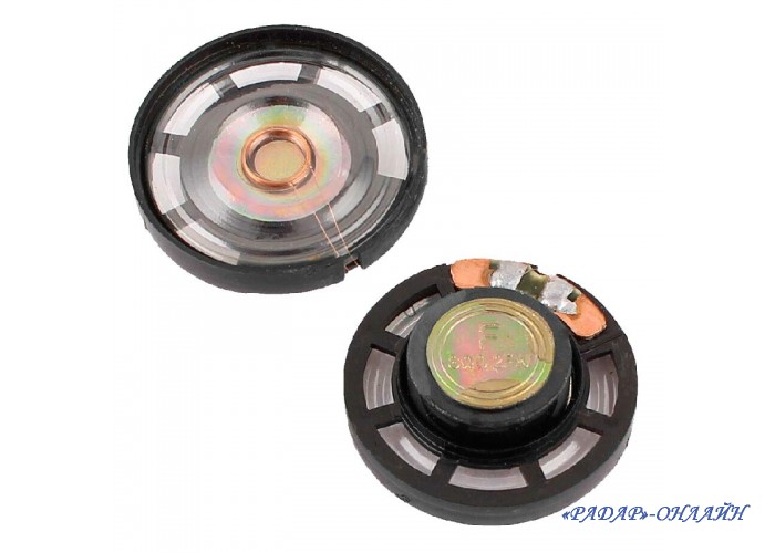 Гучномовець 0,25W 8Ом 27мм пластиковий