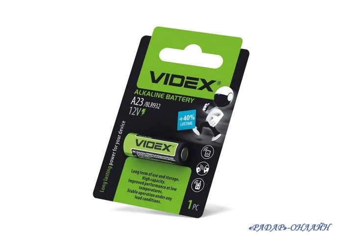 Батарея 23A Videx Alkaline 12В