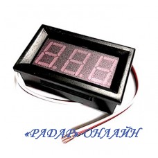 Вольтметр DC 0-100V (синій)