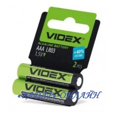 Батарея R03 Videx Alkaline