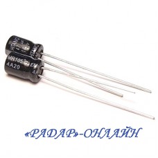 Конденсатор електролітичний 100мкФ 10В 5x7 105' Hitano