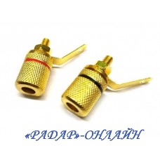 Гніздо блочне 4мм "банан" металеве