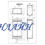 Корпус N8BWU /134х70х40/ с вентиляцией