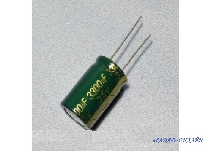 Конденсатор електролітичний 3300мкФ 35В 16x25 105' CHONG