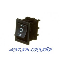 Перемикач N32 чорний 6контакти