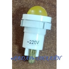 Iндикатор СКЛ12А-Ж-2-220 жовтий