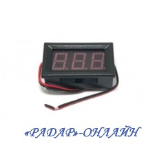 Вольтметр DC 4,5-30В червоний