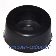 Ножка резиновая D=12,5мм H=6 d=3 черная