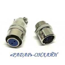 Разъем XS12 быстросъемный (Ø12мм) 2-pin, комплект