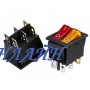 Переключатель N4 22x31 желтый/красный (два с подсветкой)