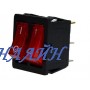 Переключатель N4 22x31 красный (два с подсветкой)