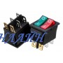 Переключатель N4 22x31 красный/зеленый (два с подсветкой)