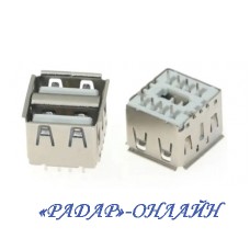 USB -A*2 N153б дві розетки на пл.верт