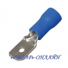 Наконечник SGE 4,8 штекер, синій