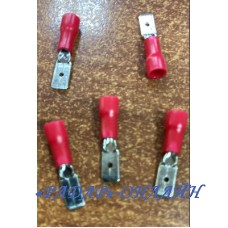 Наконечник SGE 4,8 штекер, красный