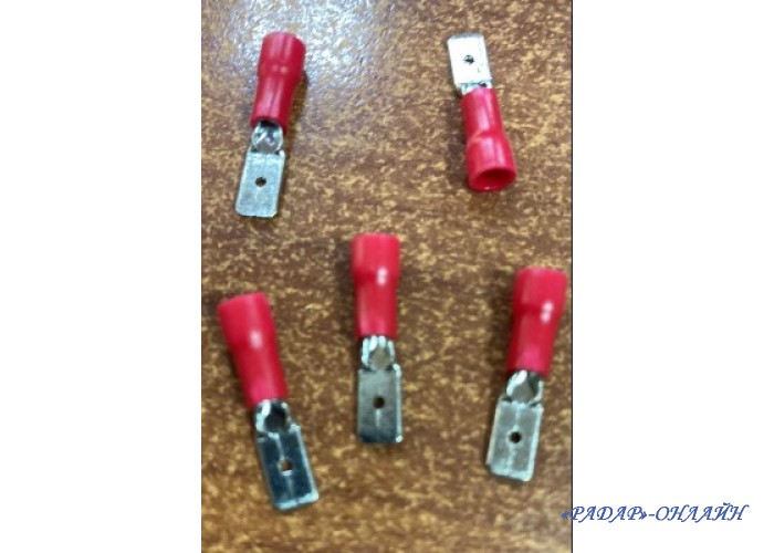 Наконечник SGE 4,8 штекер, красный