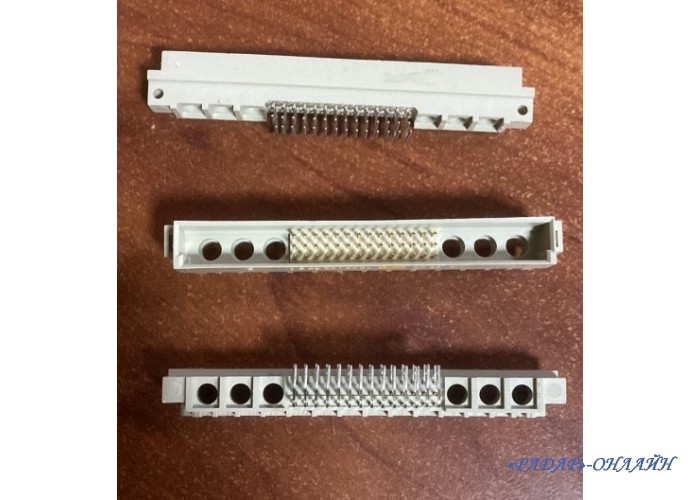 Вилка DIN41612 46+6 угловая Harting