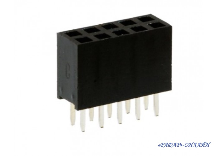 PBD-10G гніздо 2,54мм 2 ряди
