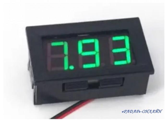 Вольтметр цифровой AC 70-500V зеленый