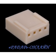 Корпус розетки HU-4 2,54мм (NS25-G4)