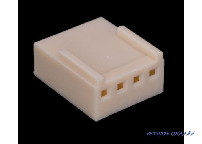 Корпус розетки HU-4 2,54мм (NS25-G4)