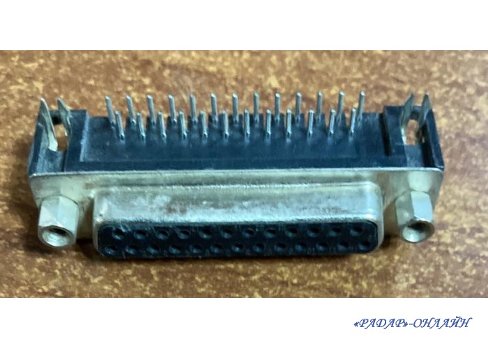 Разъем DBR25-F розетка угловая (DHP8-25F)