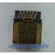 HDMI вилка на кабель (без мет.корпуса)