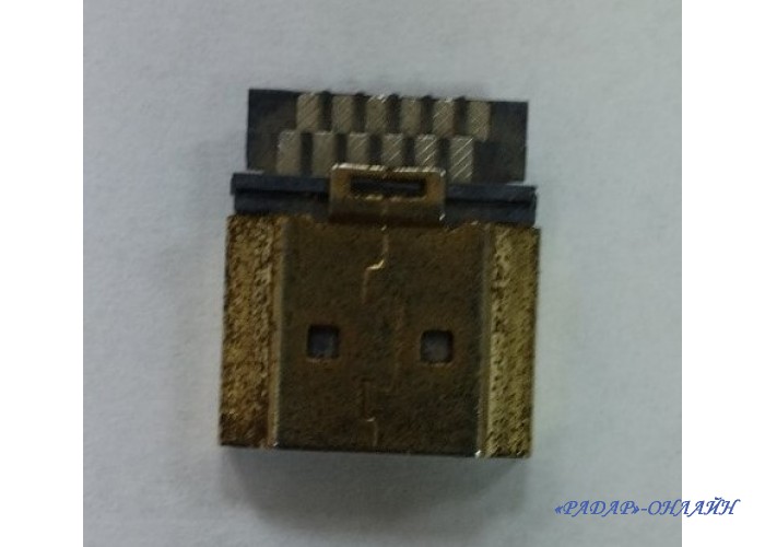 HDMI вилка на кабель (без мет.корпуса