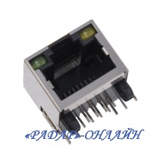 RJ-45 (8P4C) JBD8 N182 гніздо з екр.