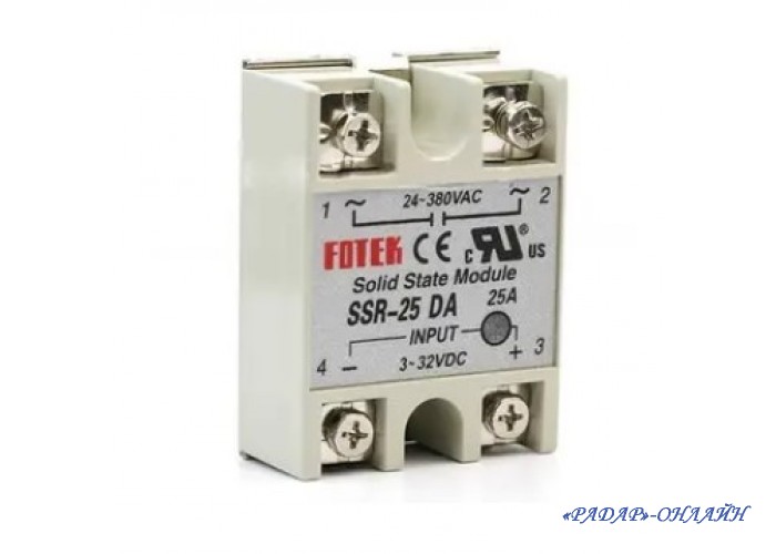 Реле твердотільне SSR-25DA