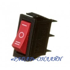 Перемикач N3 11x31 червоний (без підсвітки)