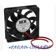 Вентилятор 12В 6015 2pin 60х60x15мм