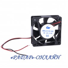Вентилятор 12В 6020 2pin 60х60x20мм