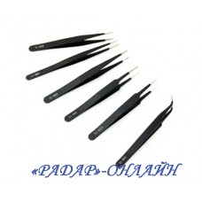 Набор пинцетов антистатических  (6шт) ESD