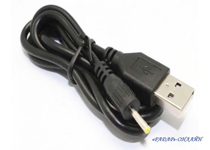Шнур живлення USB-2,5/0,8мм шт-шт 1м