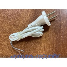 Шнур сеть 220В 1м 2,5А 2х0,75мм2